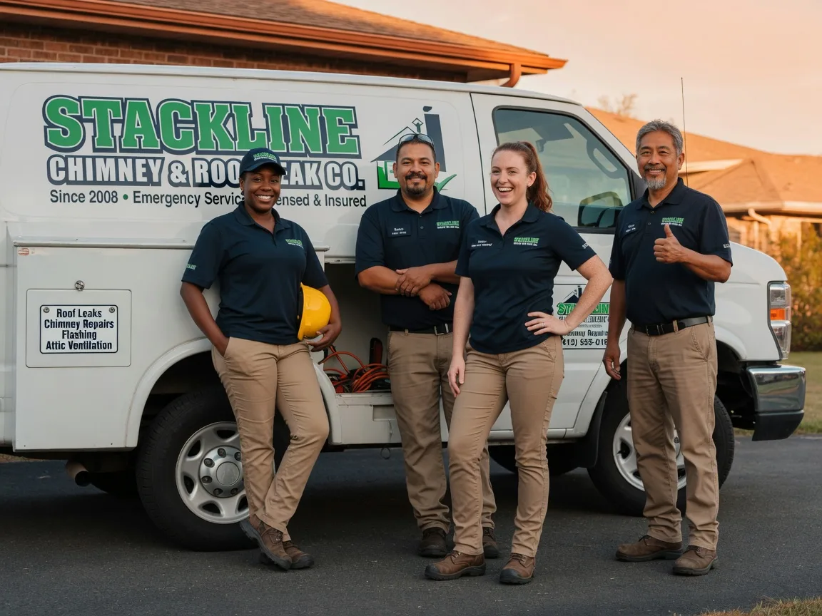 Chimney flashing repair company in Orlinda, TN